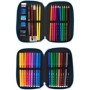 Plumier double Milan The Fun Bleu (19,5 x 13 x 5 cm) 33,99 €