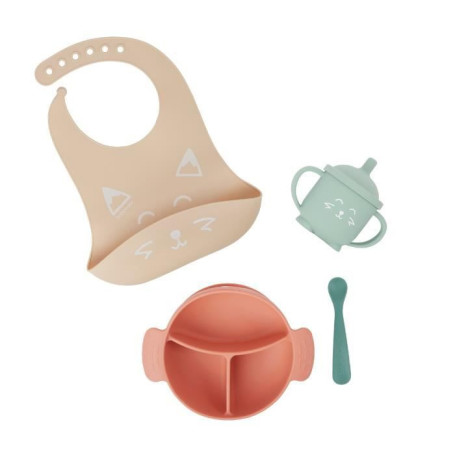 Babymoov Coffret Repas 15-24 m LEARN'ISY. 1 Bol. 1 Tasse. 1 Bavoir. 1 Cu 55,99 €