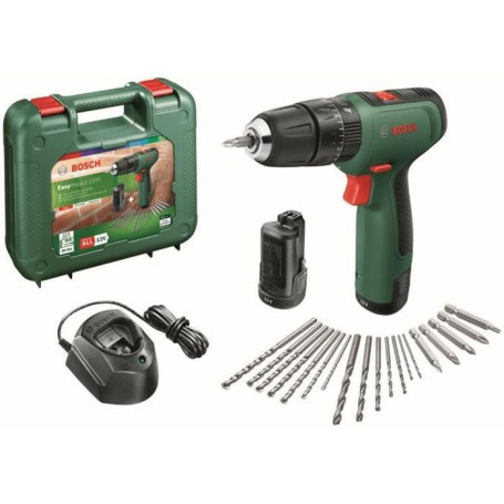 Perceuse a percussion Bosch - EasyImpact 1200 (2 batteries 12V. 1 charge 139,99 €