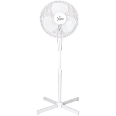 TENESSEE - Ventilateur sur pied Ø40cm 50W blanc oscillant 80,99 €