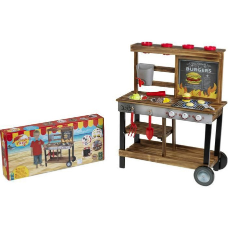 Cuisine d'été en bois Beach Picnic avec 23 accessoires - KLEIN - 2368 159,99 €