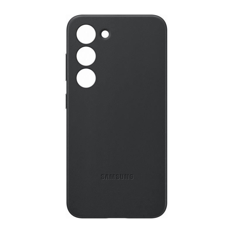 SAMSUNG Coque en cuir Galaxy S23 Noir