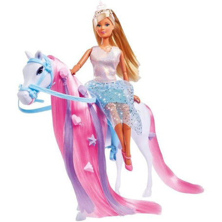 Simba - Steffi Love Princesse et Cheval - Poupée Mannequin 29cm - Robe + 44,99 €