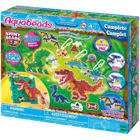 La terre des dinosaures - Aquabeads - Perles qui collent avec de l'eau 46,99 €