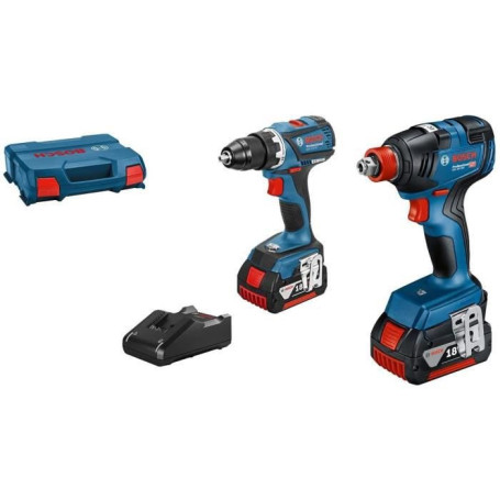 Combo Kits Bosch Professional : Clé a chocs GDX 18V + Perceuse visseuse 599,99 €
