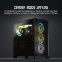 Boîtier PC Gaming - CORSAIR - 4000D Airflow - Moyen Tour - Verre trempé 219,99 €
