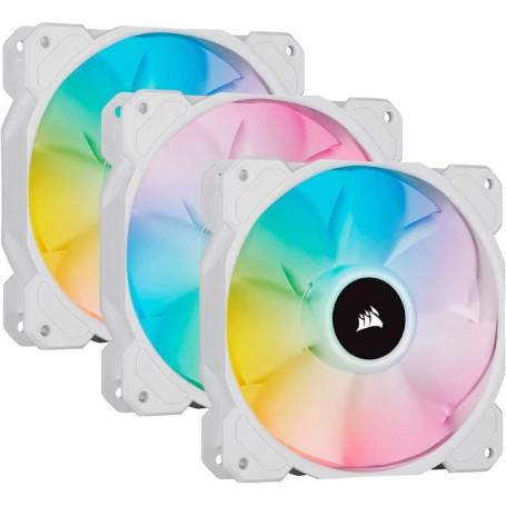 CORSAIR Ventilateur SP Series - White SP120 RGB ELITE - 120mm RGB LED Fa 99,99 €