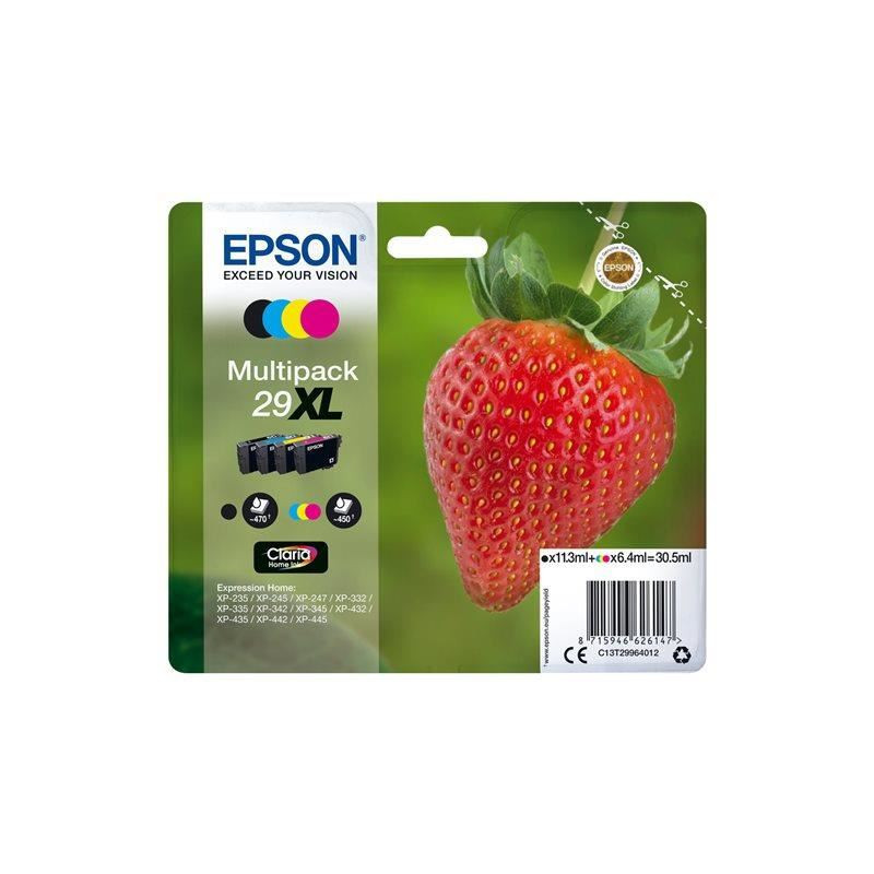 Epson Multipack T2996 XL - Fraise - Noir, Cyan, Magenta, Jaune (C13T29964012)