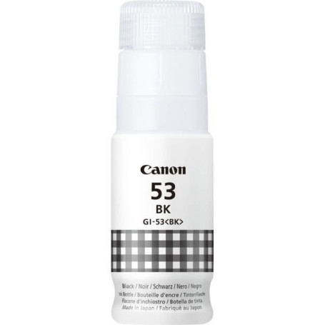 Bouteille d'encre - CANON - GI-53BK - Noir - Compatibilité PIXMA G650 et 24,99 €