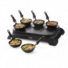 DOMO DO8710W Crepiere + Wok - 6 personnes - 1000W - Noir 101,99 €