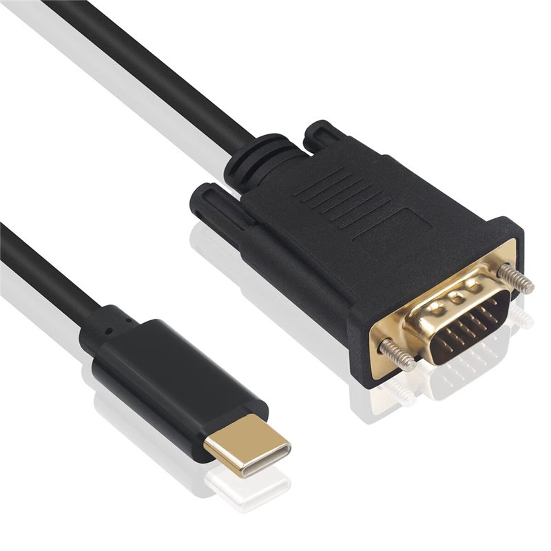 Image secondaire de Ewent EC1052 câble vidéo et adaptateur 1,8 m USB Type-C VGA (D-Sub)