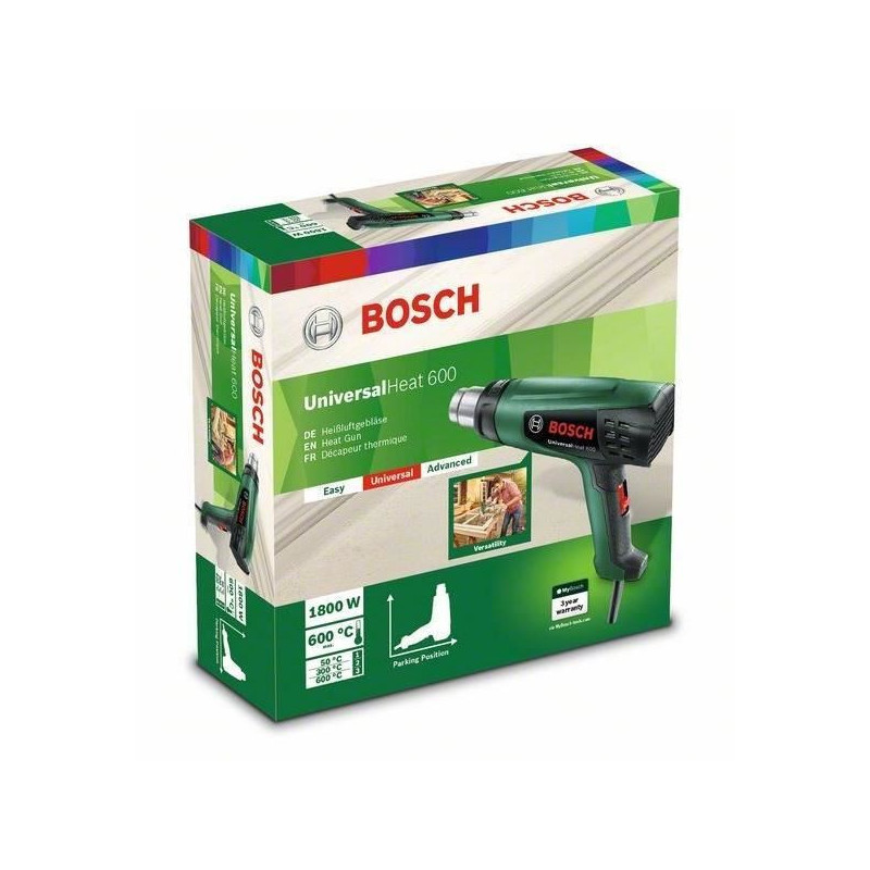 Image secondaire de Décapeur thermique Bosch UniversalHeat 600 - 1800W - 3 réglages de température - base antidérapante