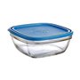 Boîte à lunch hermétique Duralex Freshbox Bleu Carré (23 x 23 x 9 cm) (3 24,99 €