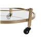 Chariot de Cuisine DKD Home Decor Doré Métal Acrylique (50 x 50 x 80 cm) 239,99 €