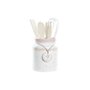 Ensemble d'ustensiles de cuisine DKD Home Decor Fleurs Dolomite Bois MDF 26,99 €