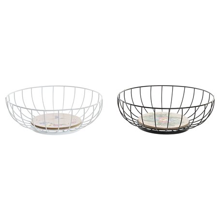 Coupe à fruits DKD Home Decor Multicouleur Métal Bois MDF 28 x 28 x 11 c 48,99 €
