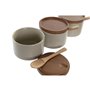 Sucrier DKD Home Decor 29 x 10 x 7 cm Beige Marron Bois d'hévéa (7 Unité 110,99 €