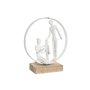 Figurine Décorative DKD Home Decor 23 x 10 x 27 cm Blanc Résine Bois de  63,99 €