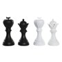 Figurine Décorative DKD Home Decor Blanc Noir Pièces du jeu d'échec 12 x 100,99 €