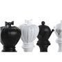 Figurine Décorative DKD Home Decor Blanc Noir Pièces du jeu d'échec 12 x 100,99 €