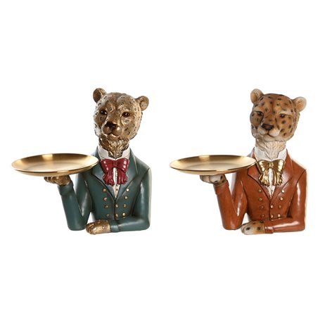 Figurine Décorative DKD Home Decor 17,5 x 11 x 23,5 cm Bleu Doré Marron  61,99 €