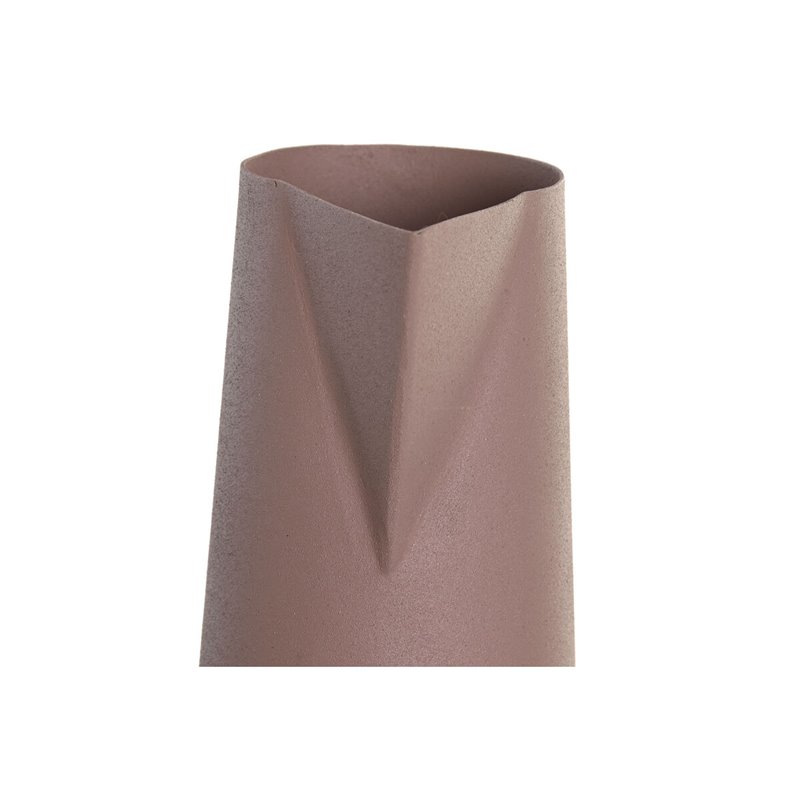 Image secondaire de Vase DKD Home Decor 15 x 11 x 45 cm Beige Rose Fer (2 Unités)