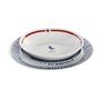 Service de Vaisselle DKD Home Decor Porcelaine Rouge Bleu Blanc 27 x 27  159,99 €