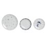Service de Vaisselle DKD Home Decor Porcelaine Bleu Blanc 27 x 27 x 3 cm 159,99 €