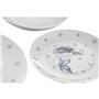 Service de Vaisselle DKD Home Decor Porcelaine Bleu Blanc 27 x 27 x 3 cm 159,99 €