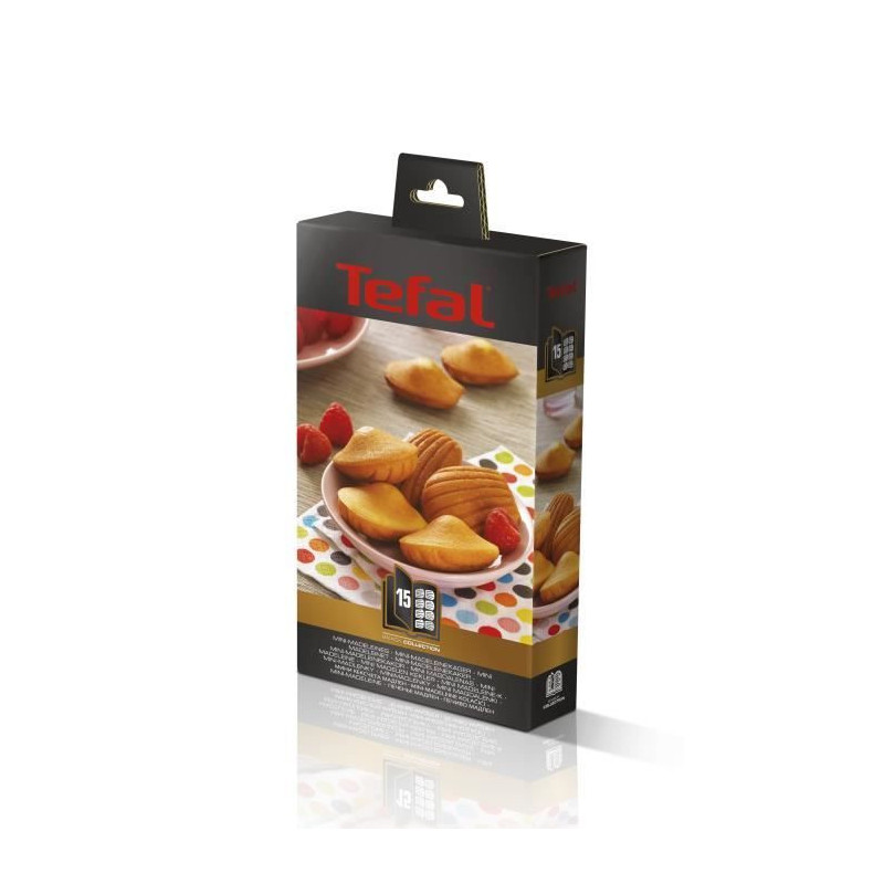 Tefal Lot de 2 Plaques Mini Madeleines - Snack Collection - XA801512