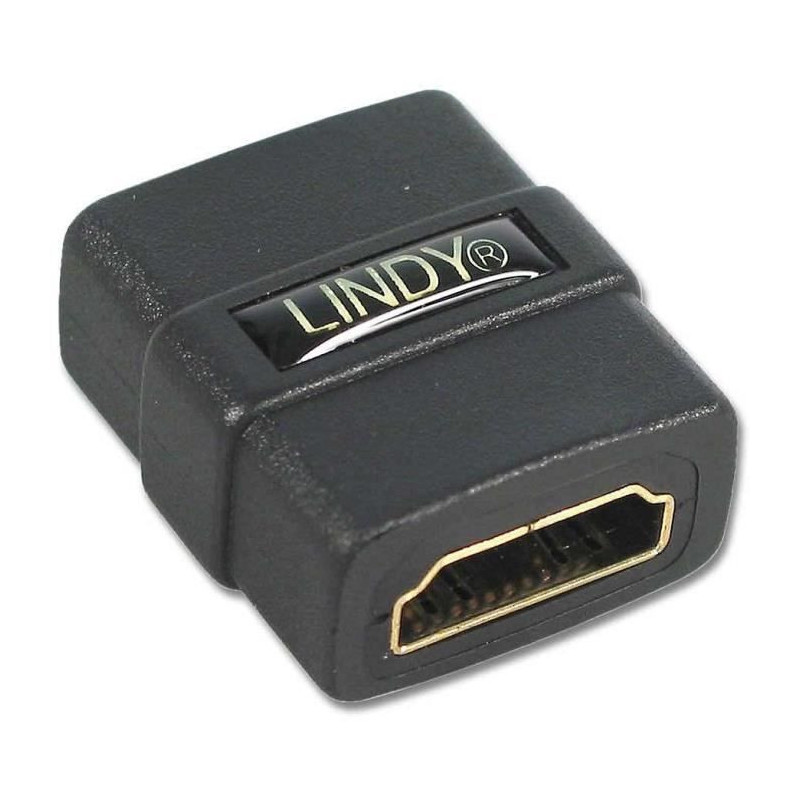 Lindy 41230 changeur de genre de câble HDMI Noir