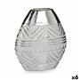 Vase Largeur Argenté Céramique 8 x 19,5 x 17,5 cm (6 Unités) 88,99 €