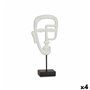 Figurine Décorative Visage Blanc 19,5 x 38 x 10,5 cm (4 Unités) 103,99 €
