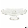 Plat à tarte 31 x 10,5 x 31 cm Verre Transparent (4 Unités) 131,99 €