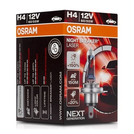 Ampoule pour voiture Osram 64193NL H4 12V 60/55W 3900K 34,99 €