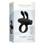 Anneau Pénis S Pleasures Rabbit Noir 29,99 €