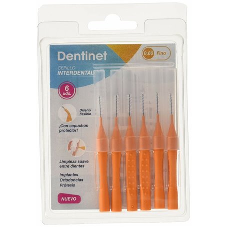 Brosse à Dents Interdentaire Dentinet 0,60 mm (6 uds) 15,99 €