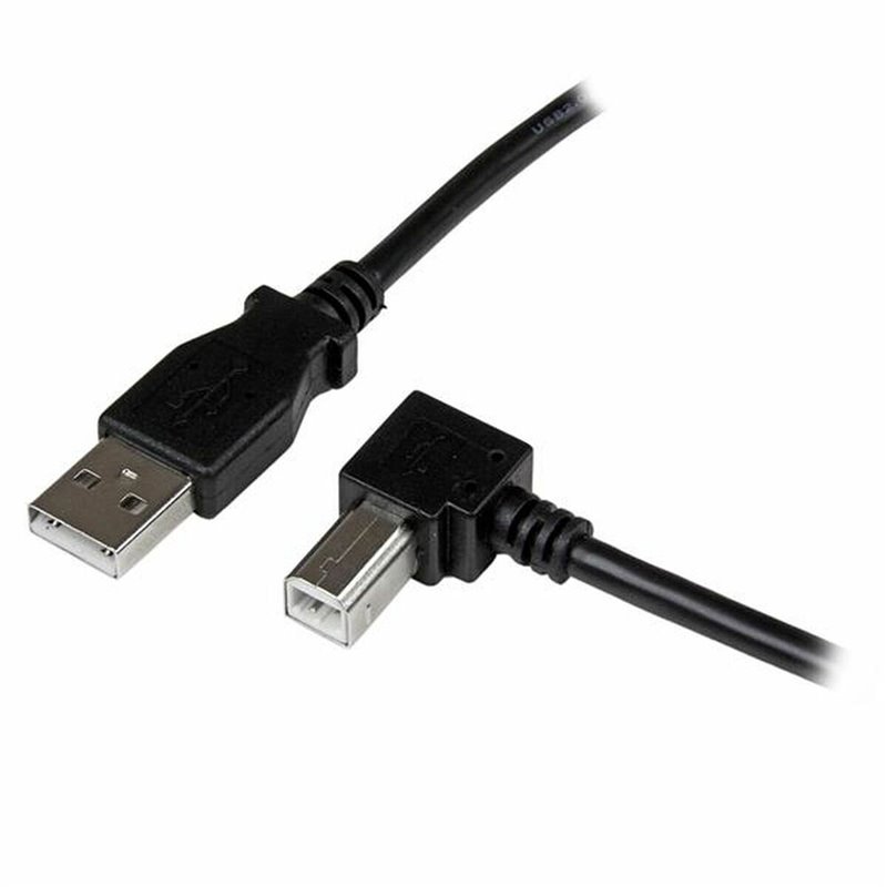 Startech.com Câble USB 2.0 A vers USB B Coudé à droite Mâle / Mâle pour imprimante - 3 m - Noir