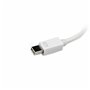 Adaptateur Mini DisplayPort vers VGA/DVI/HDMI Startech MDP2VGDVHDW Blanc 51,99 €