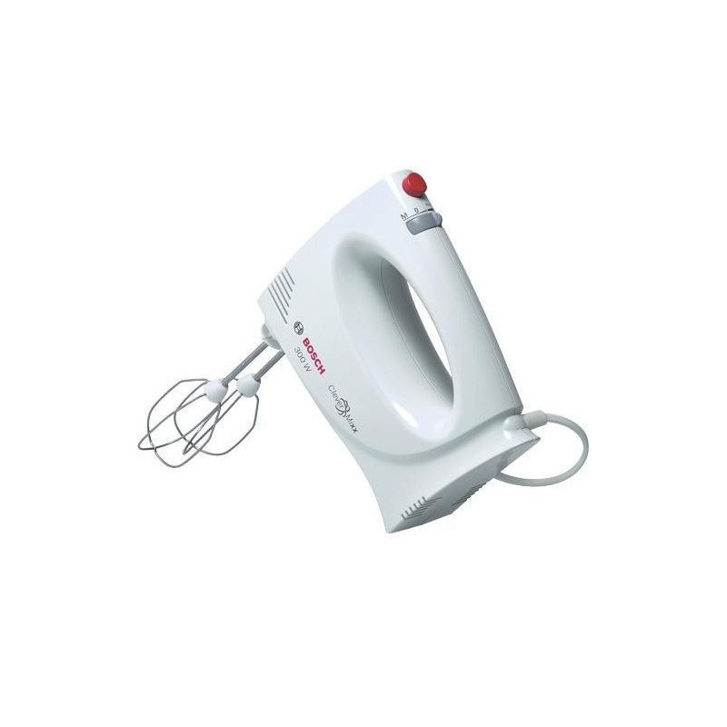 Batteur électrique Bosch MFQ3010 - 300W 2 vitesses - Blanc