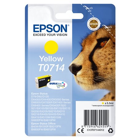 Cartouche d'encre originale Epson C13T07144022 Jaune 30,99 €