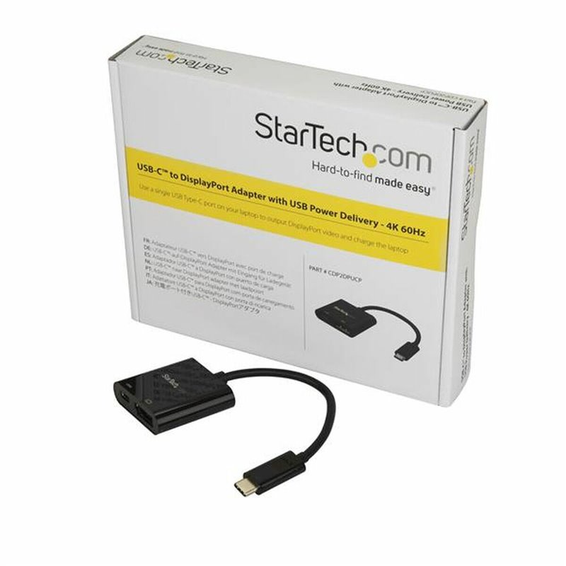 Image secondaire de Startech.com Adaptateur USB-C vers DisplayPort avec USB Power Delivery - 4K 60 Hz