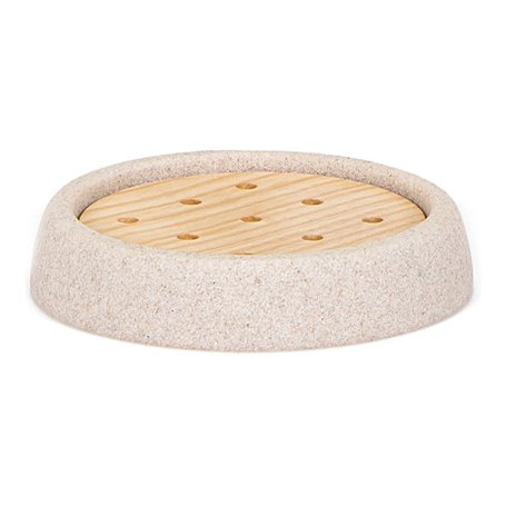 Porte-savon Andrea House Frêne Grès (Ø 10,5 x 2 cm) 23,99 €