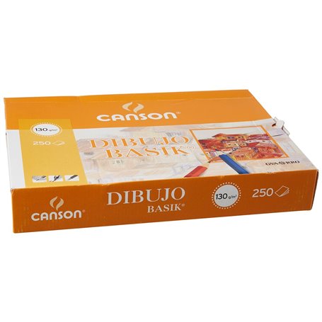 Papier à dessin Canson Basik 130 g 250 Volets (210 x 297 mm) 54,99 €