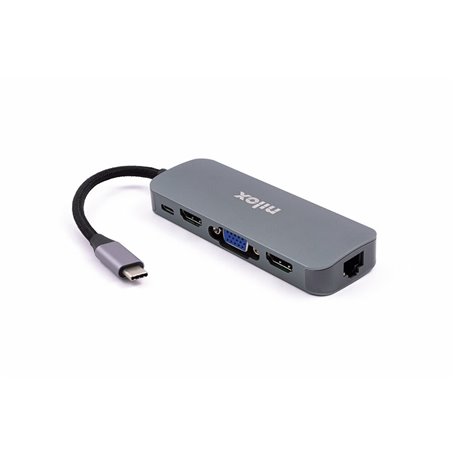 Station d'acceuil Nilox NXDSUSBC03 Gris Gigabit Ethernet 99,99 €