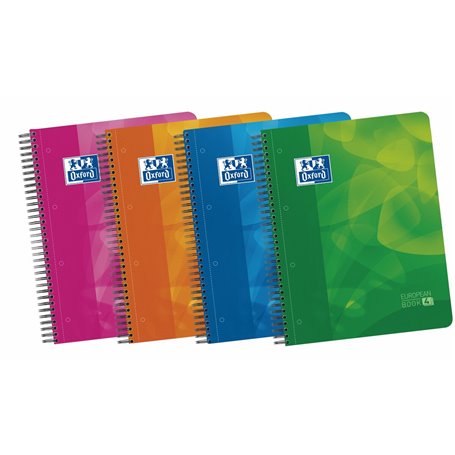 Cahier Oxford European Book Multicouleur A4 4 Unités 63,99 €