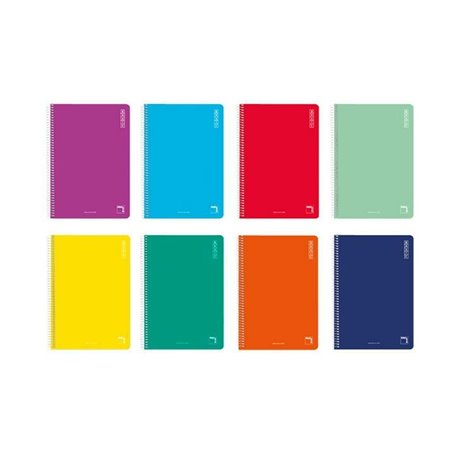 Cahier Pacsa Basic Multicouleur 80 Volets Din A4 (10 Unités) 34,99 €