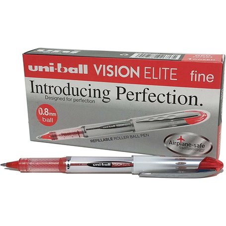 Biros à encre liquide Uni-Ball Vision Elite UB-200 Rouge 12 Unités 47,99 €