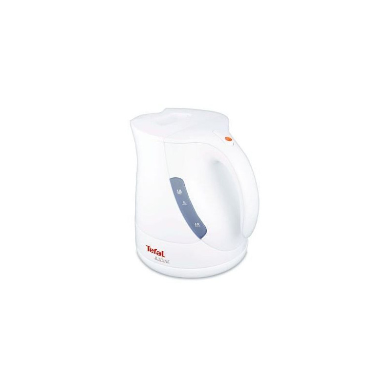 Bouilloire électrique Tefal Justine - Blanc - 1.2L - 2400W - Filtre anti-tartre amovible