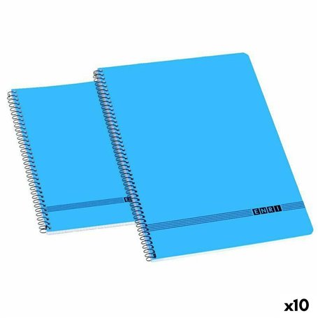 Cahier ENRI 80 Volets Bleu (10 Unités) 37,99 €